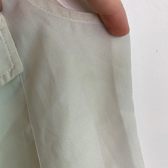 J. Crew White Sleeveless Button Up Blouse - Picture 5 of 6